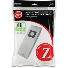 Hoover Microfiltration Vacuum Bags Type Z (4010100Z) 3 Pack