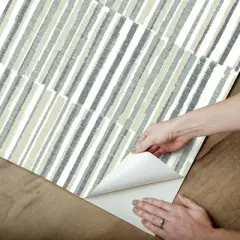 Brewster Peel and Stick 1pc Wallpaper Kingston Gray