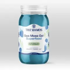 BLUE SPIRULINA & RASPBERRY SEA MOSS GEL