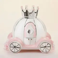 Baby Aspen "Little Princess" Carriage Ceramic Piggy Bank | BA21017NA
