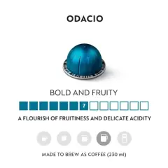 Nespresso Vertuo Odacio Coffee Capsules Medium Roast - 40ct
