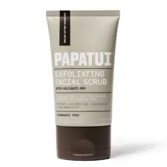 Papatui Paraben-Free Men's Ageless Action Niacinamide and Hyaluronic Acid Face Exfoliating Scrub - Unscented - 4oz