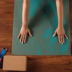 Toyzone World Elephant Cork Wood Yoga Blocks Brown