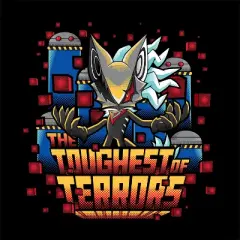 Bioworld Sonic The Hedgehog Metal Sonic "Toughest of Terrors" Youth Black Crew Neck Sweatshirt