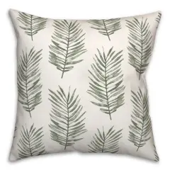 Creative Products Green Fern Pattern 18x18 Indoor / Outdoor Pillow