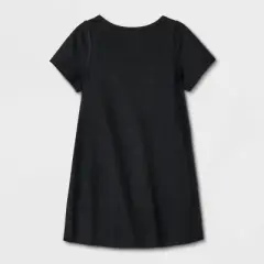 Toddler Girls' 2pk Adaptive Short Sleeve Halloween Dress - Cat & Jack&trade; Black/Pink