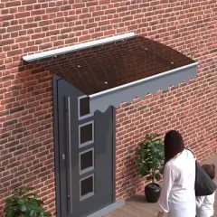 PAGED Awning Window Awnings with Aluminum Alloy Bracket and Valance for Door Entrance