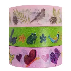 Nature Buddies Washi Masking Tape (Set of 3)