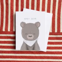 New Baby Greeting Card Pack (3ct) "Baby Bear" by Ramus & Co