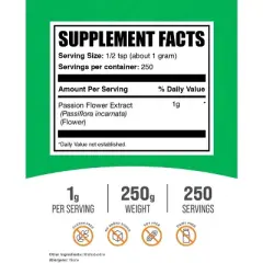 BulkSupplements Passion Flower Extract Powder