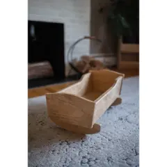 Remley Rebekah&rsquo;s Collection Kids Wooden Doll Cradle - Ships Assembled