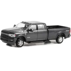 2022 RAM 2500 Big Horn Sport 4X4 Truck Granite Crystal Gray Metallic "Showroom Floor" 1/64 Diecast Model Car by Greenlight