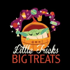 Men's Star Wars The Mandalorian Halloween Grogu Big Treats T-Shirt