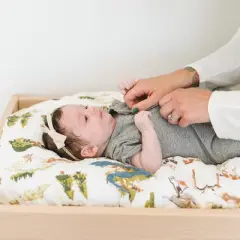 Bebe au Lait Muslin Changing Pad Cover