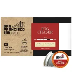 San Francisco Bay Coffee Fog Chaser Medium Roast Coffee - 80ct