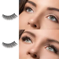 Unique Bargains Soft 3D False Eyelashes 3D-06 Black 5 Pair
