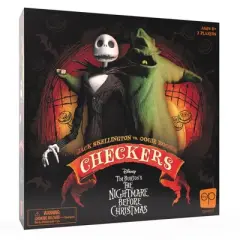 USAopoly Checkers: Disney Tim Burton The Nightmare Before Christmas Board Game
