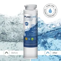 PureLine GE MSWF Refrigerator Water Filter Replacement, Compatible with RWF1500A, 101820A, 101821B Filters (3 Pack)