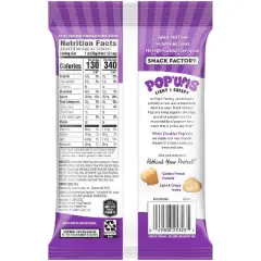Snack Factory Pop'Ums White Cheddar Chips Grab Bag - 2.6oz