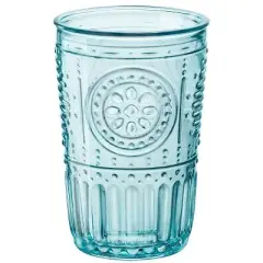 Bormioli Rocco Romantic Cooler 16 Ounce Drinking Glass, 4-Piece