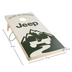 Jeep Mountain Cornhole Toss Game with 8 Bean Bags