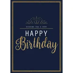 CEO Cards Birthday Greeting Card Box Set of 25 Cards & 26 Envelopes - B1703