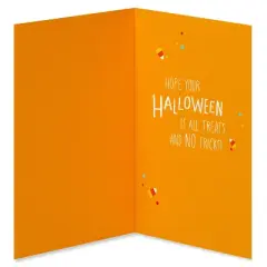 Juvenile Halloween Card Candy Delight