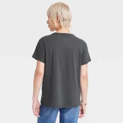 Women's Halloween Hocus Pocus Short Sleeve Graphic T-Shirt - Black