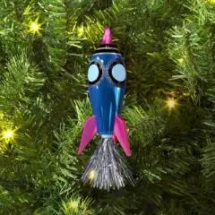 Christmas Glass Spaceship Ornament - Wondershop&trade;