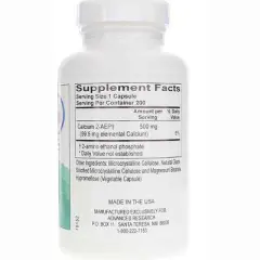 Advanced Research/Nutrient Carriers 2-Aep Calcium 500 mg 100 Veg Caps