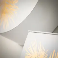 13.5"H and 15.25"H Sullivans Pinecone Wall Pocket - Set of 2, White