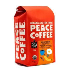 Peace Coffee Organic Fair Trade Birchwood Blend Medium Roast Ground Coffee - 12oz