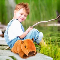 FAO Schwarz 15" Lying Capybara Plush