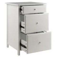 Delta File Cabinet - White - Winsome
