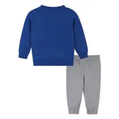 Andy & Evan  Infant  Boys Blue Shark Jacquard Holiday Sweater Set