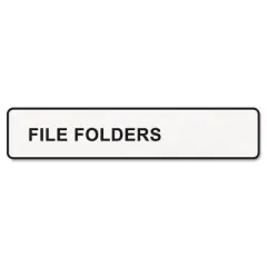 Avery LabelWriter 1-UP File Folder Labels, 0.56" x 3.43", White, 130 Labels Roll, 2 Rolls/Pack