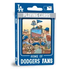 MasterPieces Officially Licensed MLB Los Angeles Dodgers Fan Deck Playing Cards - 54 Card Deck