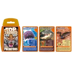 Top Trumps Predators Top Trumps Card Game, Pack of 3