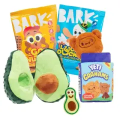 BARK Beg-n-Bag Large Box Dog Plush Toy Set - 5pc