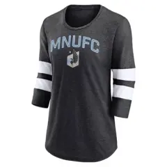 MLS Minnesota United FC Women's 3/4 Sleeve Tri-Blend T-Shirt