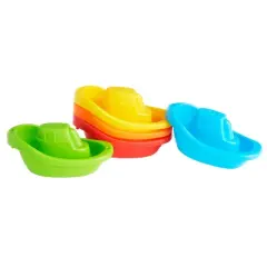 Munchkin Fleet Of Five Boats Bath Toy