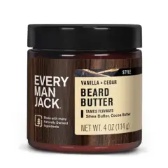 Every Man Jack Beard Butter - Vanilla + Cedar - 4oz