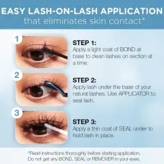 Ardell Professional Seamless Underlash Extensions Kit (Faux Mink) | Seamless Set | Soft and Lightweight (#36737)