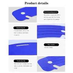 Slide Transfer Board, Slide Board With Fixing Ports, Slide Assist Device 330 Lbs For Transferring Patient Or Handicap From Wheelchair To Bed Couch