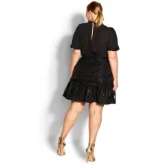 Women's Plus Size Harmony Dress  - Black | CITY CHIC