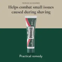 Proraso Green Razor Cut Repair Gel | Suitable for All Skin Types | Instantly Creates a Thin Protective Layer | Soothes Skin - (0.5 oz)