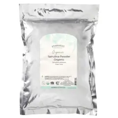 Starwest Botanicals Organic Spirulina Powder, 1 lb (453.6 g)