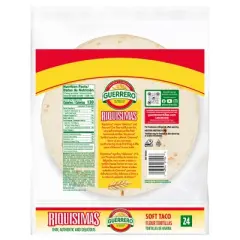 Guerrero Taco Size Soft Riquisimas Flour Tortillas - 24ct/35oz