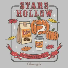 Womens Gilmore Girls Stars Hollow Pumpkin Late T Shirt
