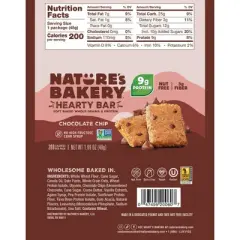 Nature's Bakery Chocolate Chip Protein Bars - 8.45oz/5ct
